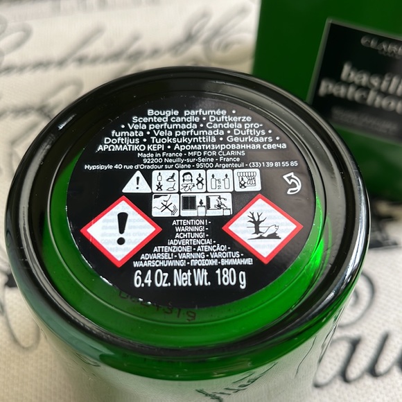 NIB Clarins Scented Candle - Basilic patchouli - Picture 3 of 4